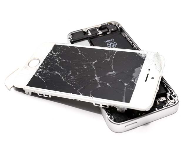 broken cell phone